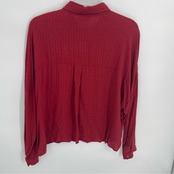 Ariat Women's Red Button Down Shirt - Picture 11 of 14